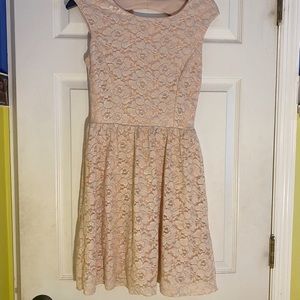 Delia’s Pink and Silver Dress Size 3